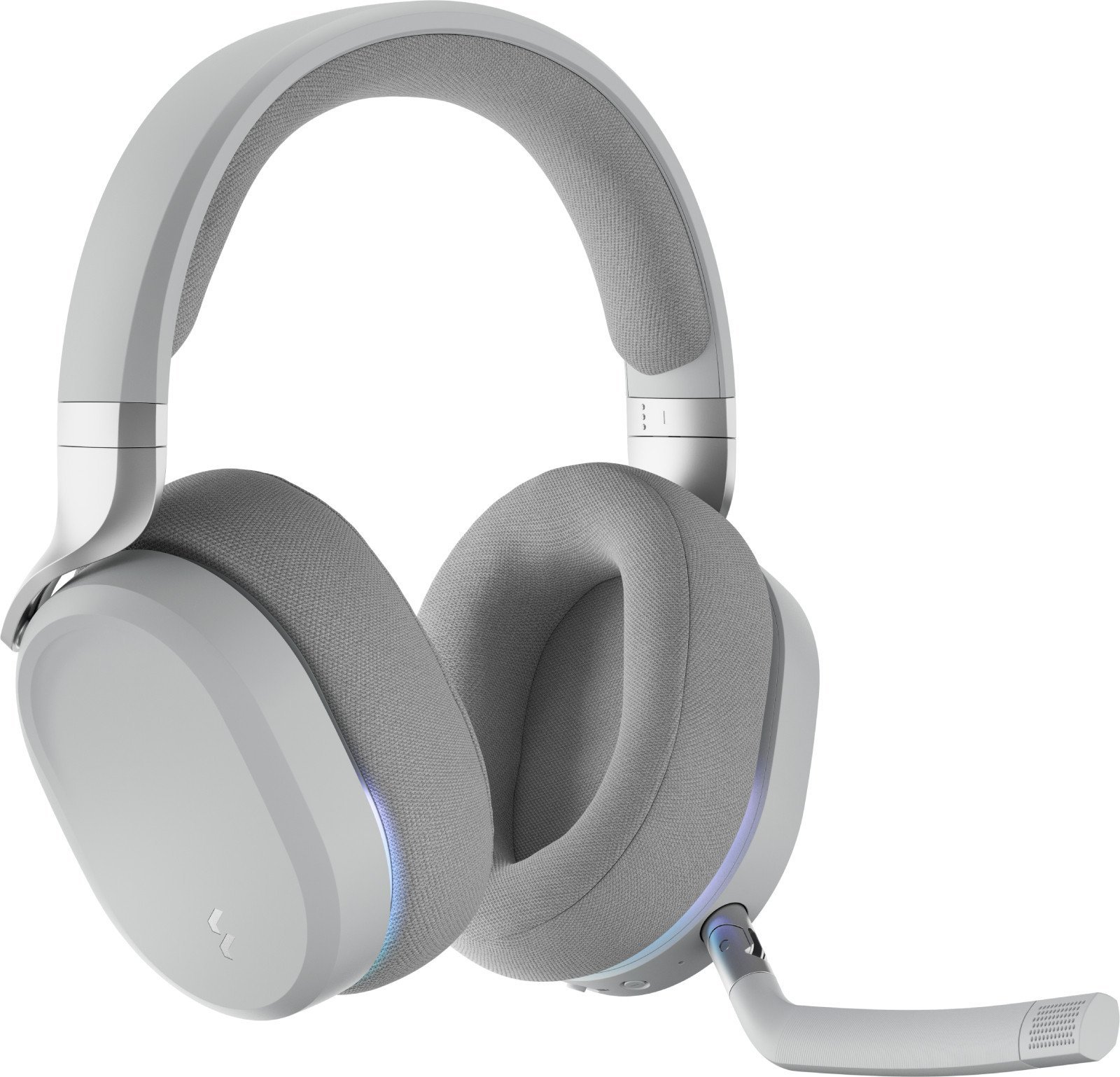 Kufje gaming wireless Fractal Design Scape RGB, USB dongle, BT 5.3, gri