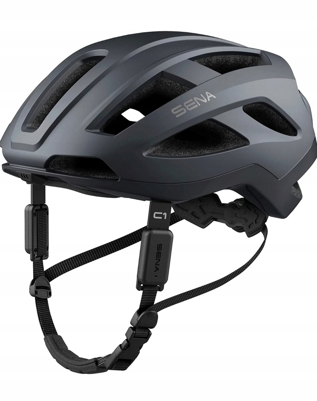 Kufje për helmetë Sena C1, Bluetooth, Interkom 4 persona, e zezë