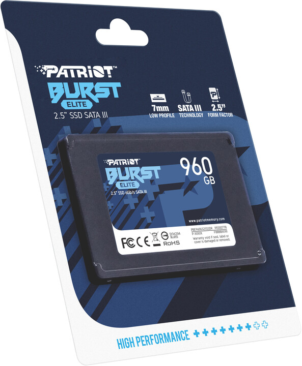 Disk Patriot Burst Elite, 2.5 "- 960GB