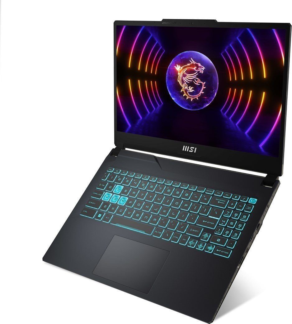 Laptop MSI Cyborg 15 A12VE-016XPL, 15.6", Intel Core i7 12650H, 32 GB RAM, 512 GB SSD, NVIDIA GeForce RTX 4050, i hirtë