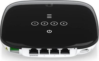 Ruter Ubiquiti UFiber WiFi6 GPON CPE, WiFi 6, porta Gigabit LAN, bardh e zezë