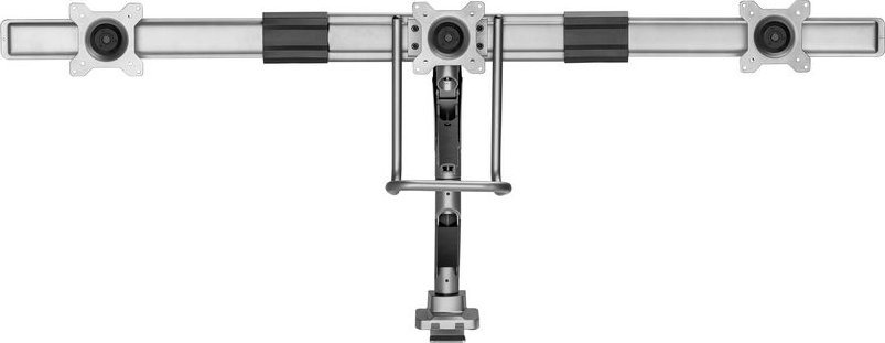 Krah tavoline për tre monitorë Equip 650162, 17"-32", gas spring, i zi