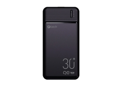 Power Bank C-tech PBPD-30, 30000mAh, QC/PD 3.0, e zezë