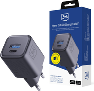 Karikues 3mk Hyper Charger PD 33W GaN, 1x USB A, 1x USB C, i zi