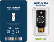 Çelës sigurie biometrik Yubico YubiKey Bio, FIDO2 WebAuthn, USB A, i zi