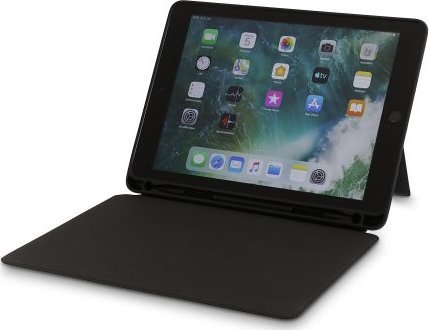 Mbulesë tablet LMP ProtectCase për iPad, me kapak magnetik, mbajtëse për Apple Pencil, e zezë
