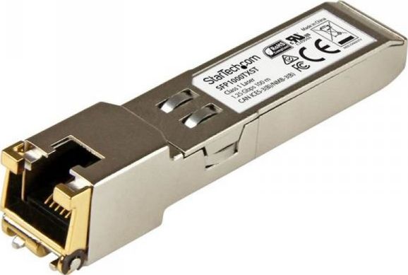 Modul SFP StarTech.com MSA Compliant, 1000BASE TX, 1Gbps, RJ45