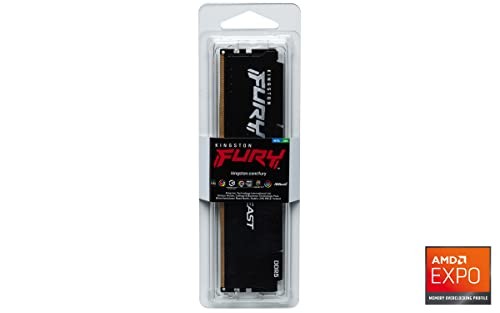 Memorie RAM Kingston FURY Beast, 64GB DDR5, 5600MHz, e zezë