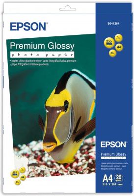 Letër fotografike Epson Premium Glossy Photo Paper, A4, 255gsm, 20 fletë
