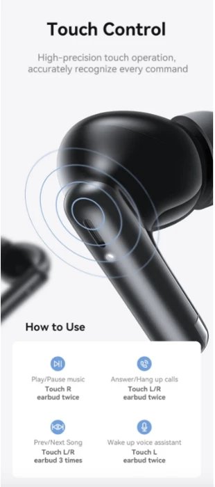 Kufje Bluetooth Usams TWS IF27, wireless, 5 orë, të zeza