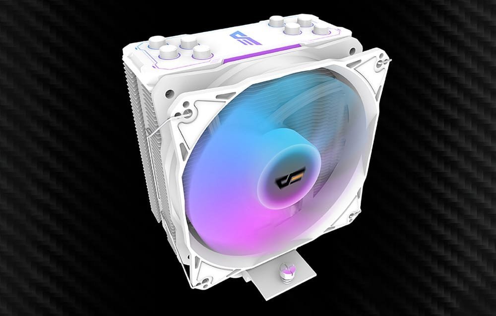 Ftohës CPU Darkflash Z4 Pro Mist, ajër, i bardhë