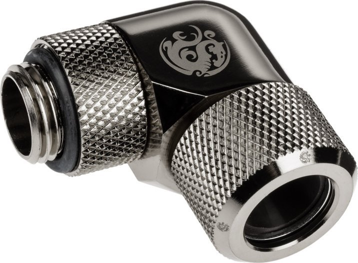 Përshtatës Bitspower Advanced Multi-Link 90°, G1/4", për tub 12mm, i zi