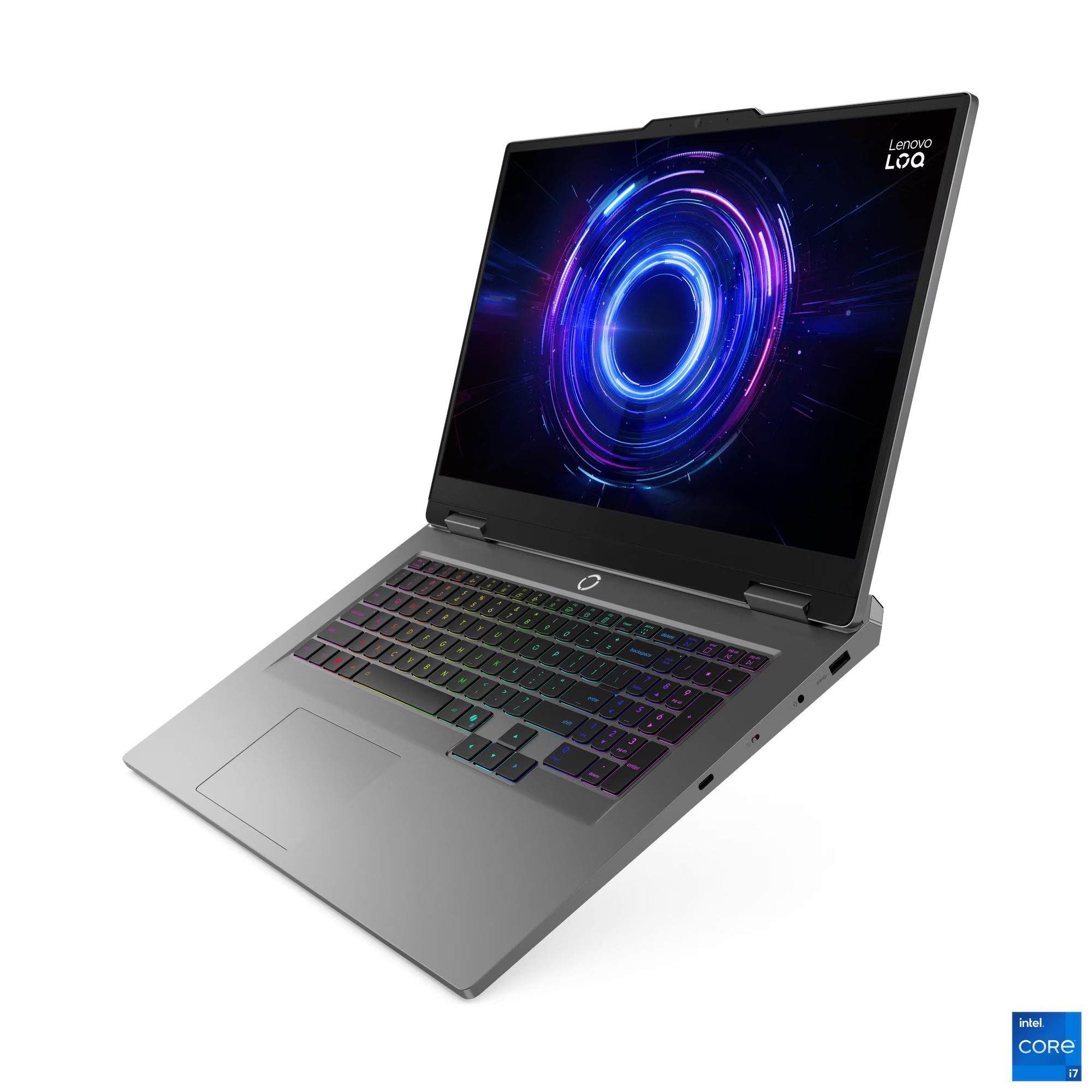 Laptop Lenovo LOQ 17IRX10, 17.3", Intel Core i5-13450HX, 24GB RAM, 1TB SSD, NVIDIA GeForce RTX 5050, i hirtë