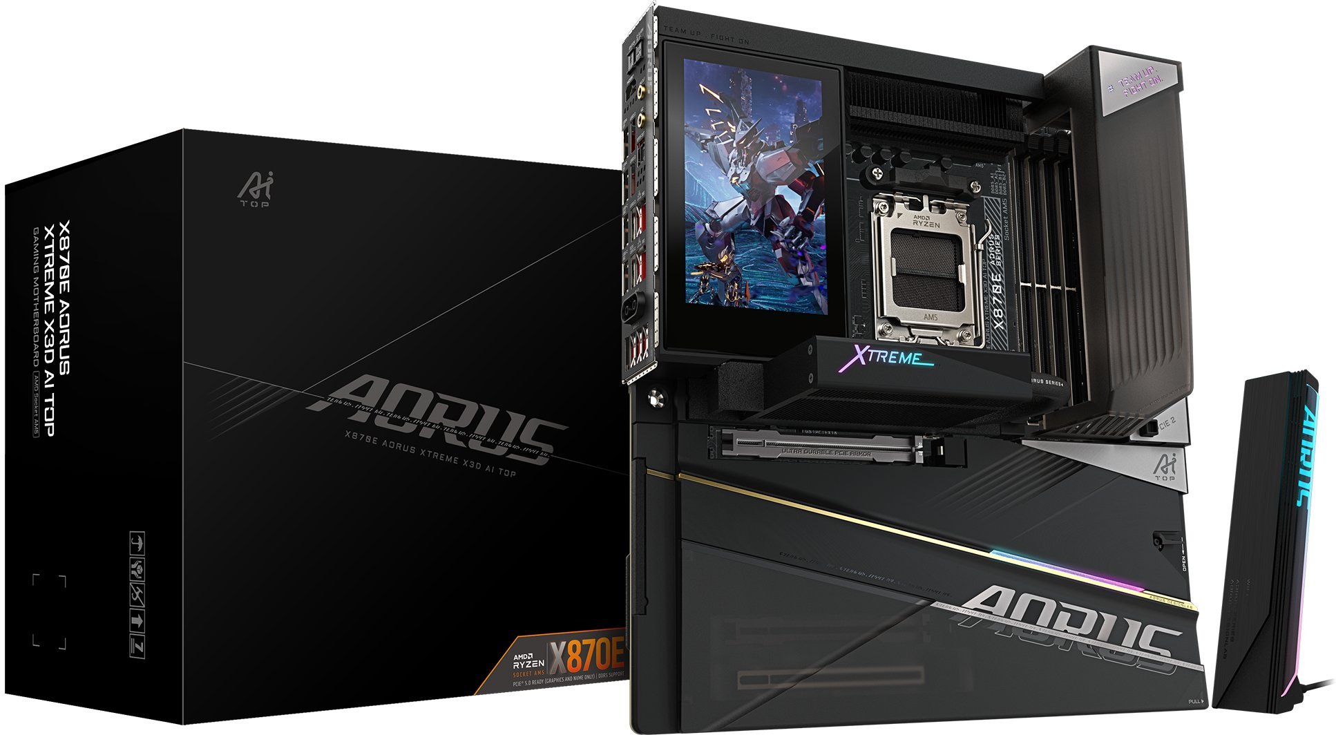 Pлоча Gigabyte AORUS X870E XTREME AI TOP, AM5, WiFi 7, E-ATX