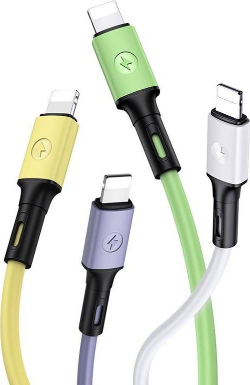 Kabllo USB Usams U52, USB A në Lightning, 1 m, jeshile