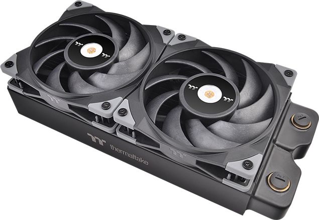 Ventilator PC Thermaltake Toughfan 12, set 2x120mm, PWM, gri