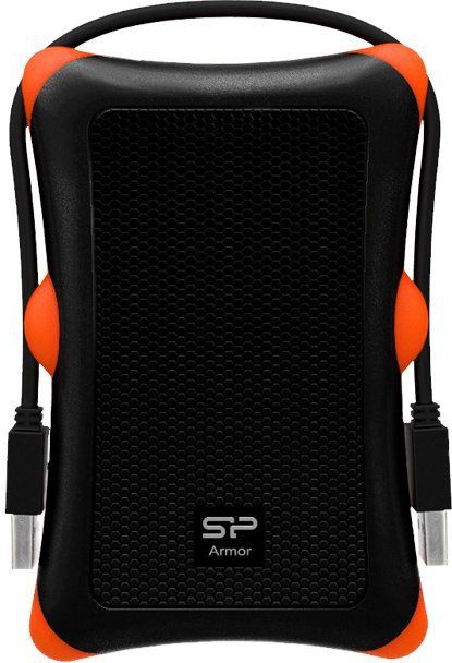 Kuti e jashtme për disk Silicon Power Armor A30 SP000HSPHDA30S3K, 1 disk, e zezë