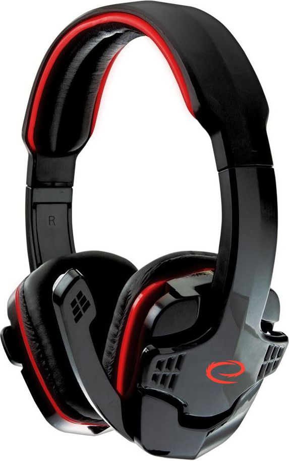 Kufje gaming Esperanza Raven EGH310R, stereo, me mikrofon, të kuqe