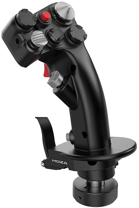 Joystick fluturimi MOZA Racing MH16 Flightstick, për simulator fluturimi, metal, i zi