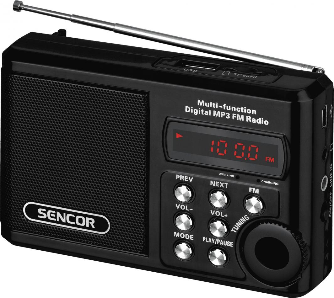 Radio Sencor SRD 215 B, e zezë