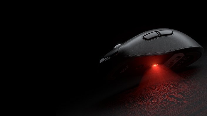 Maus gaming FNATIC Bolt Wireless, optik RGB, pa tela, i bardhë
