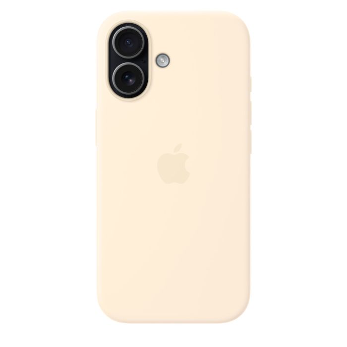Apple iPhone 17 Silicone Case with MagSafe, Vanilla (SEASONAL) 3