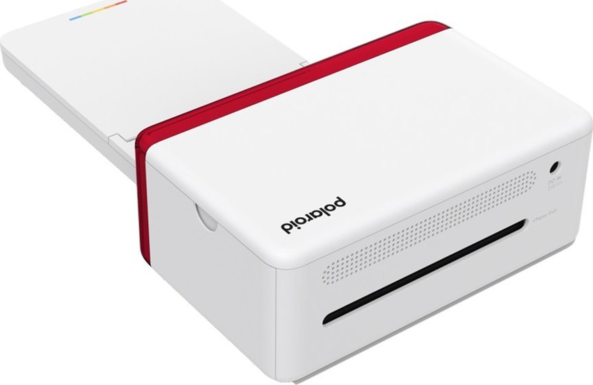 Printer fotografish Polaroid Hi Print 4x6, Bluetooth, portativ, i bardhë