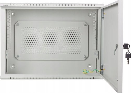 Kabinet rack Lanberg 19" 4U+3U, 540x200mm, montim në mur, gri