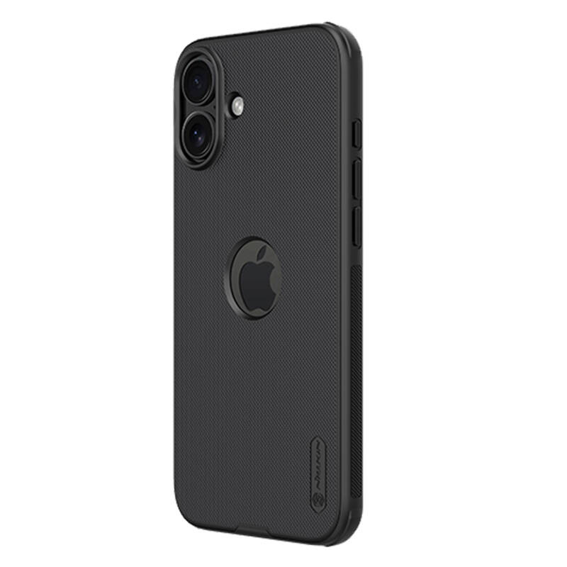 Kllapë telefoni Nillkin Super Frosted Shield Pro për iPhone 16 Plus, mbrojtëse, sipërfaqe mat, e zezë