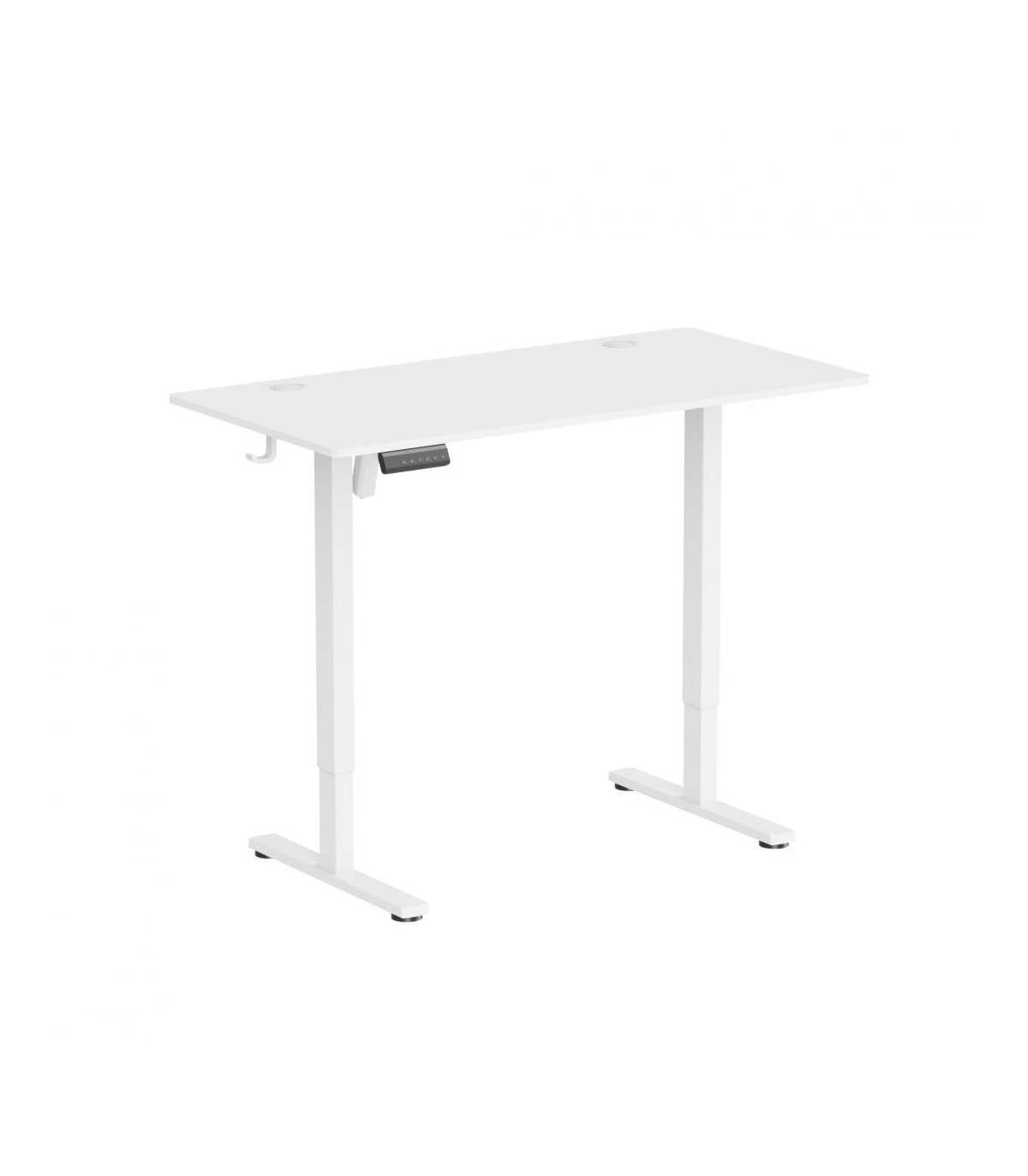 Tryezë zyre SERIOUX Ascend, rregullim elektrik lartësie, 730 1180 mm, e bardhë