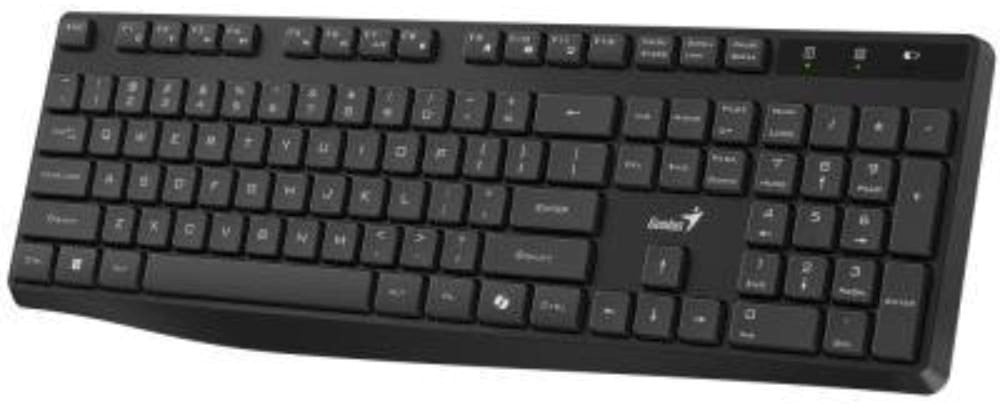 Tastierë pa tela Genius KB-7200 Copilot, 2.4 GHz, layout CZ SK, e zezë