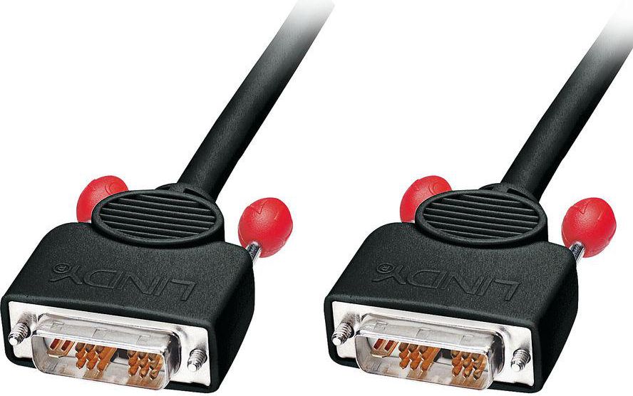 Kabllo Lindy DVI-I - DVI-I, 1m, e zezë
