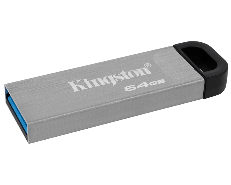 USB Kingston DataTraveler Kyson, - 64GB, e argjendtë