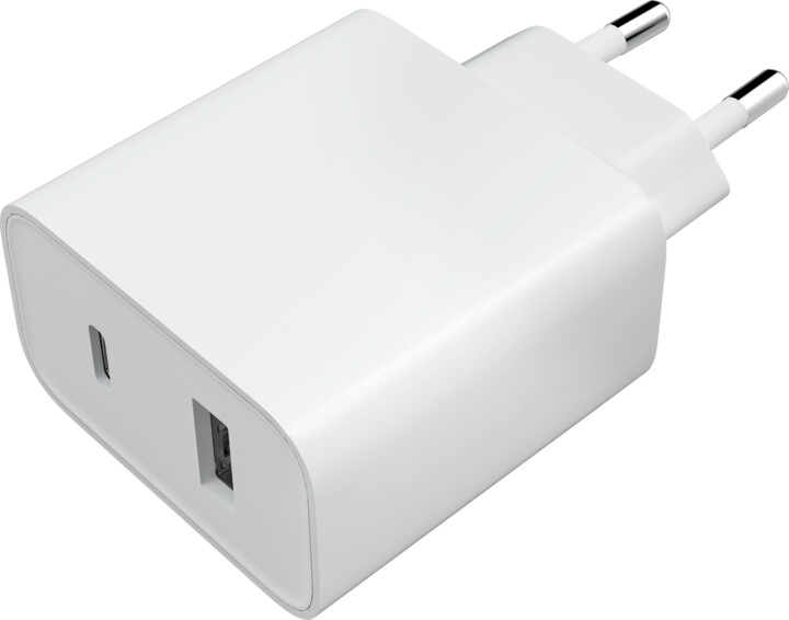 Karikues Xiaomi, USB-A, USB-C, 33W, i bardhë