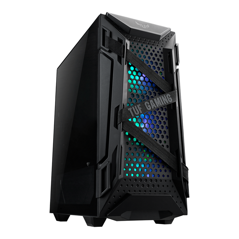 Kuti PC Asus TUF Gaming GT301, mid tower, ATX, me RGB, e zezë