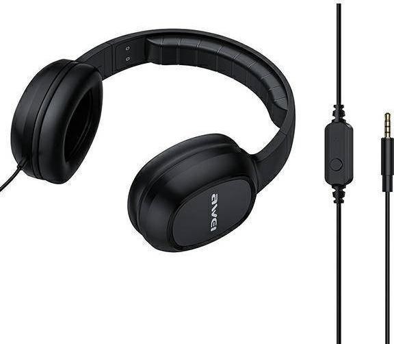 Kufje gaming Awei GM-6, stereo, me kabllo, të zeza