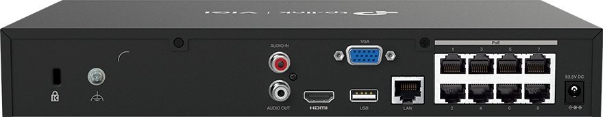 Recorder rrjeti TP-Link VIGI NVR1008H-8P, 8 kanale, 4K, PoE+, i zi