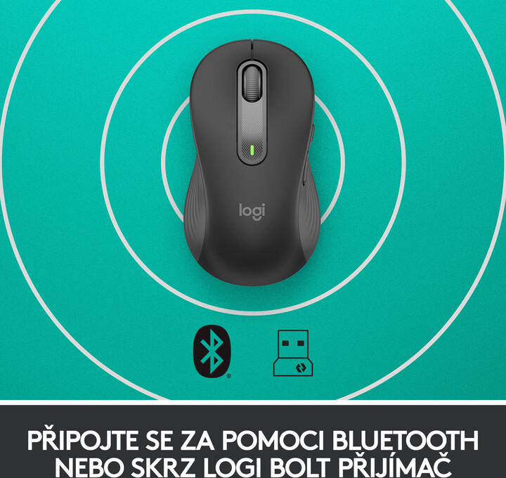 Глувче Logitech M650L, графит