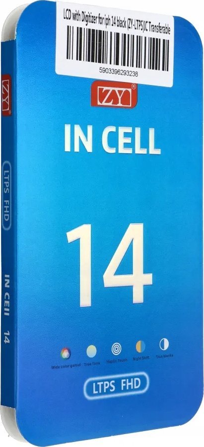 Ekran zëvendësues për iPhone 14, LTPS, me touchscreen, i zi