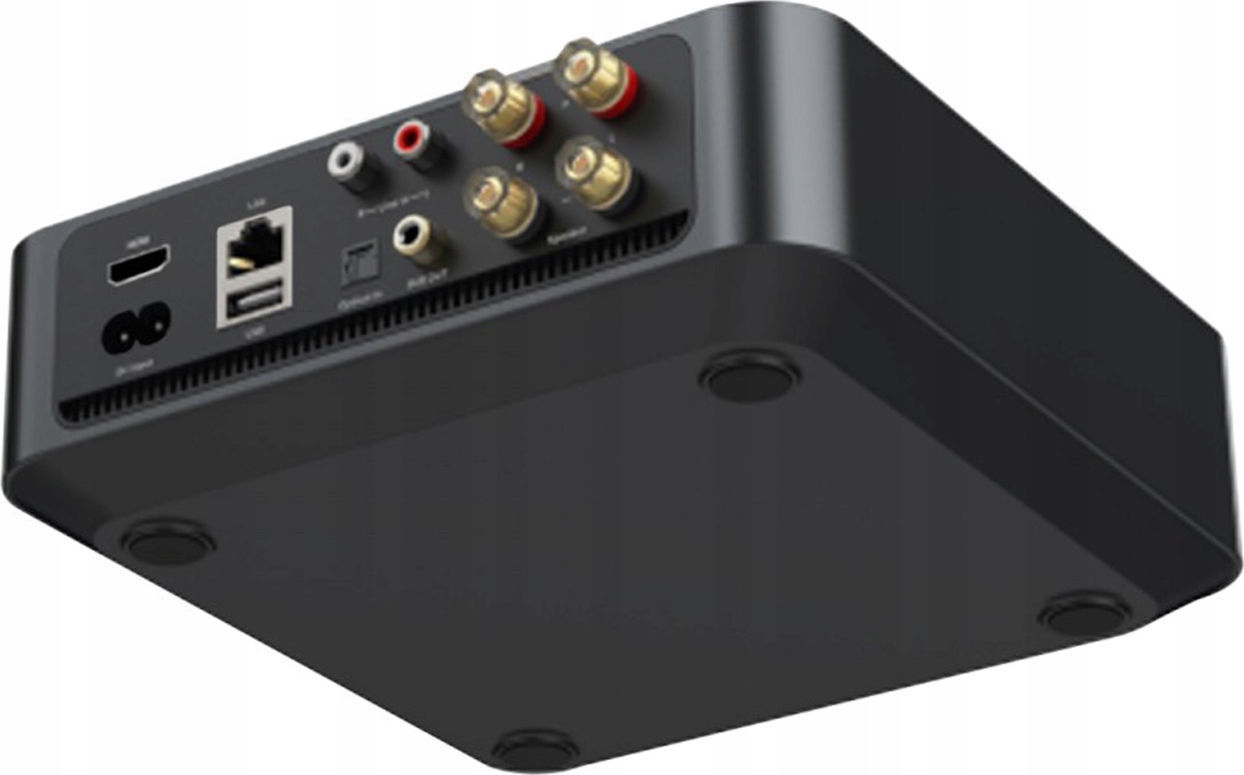 Amplifikator rrjeti stereo WiiM Amp, 2 x 100W, Wi Fi, gri Space