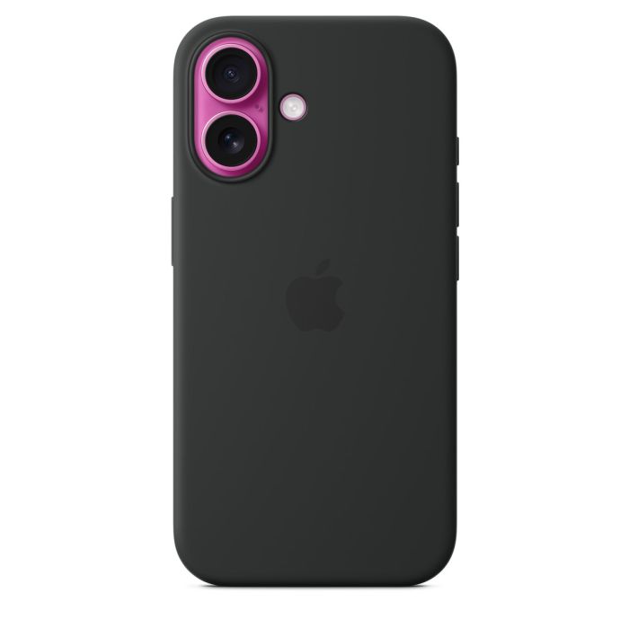 Apple iPhone 16 Silicone Case with MagSafe, Black 4
