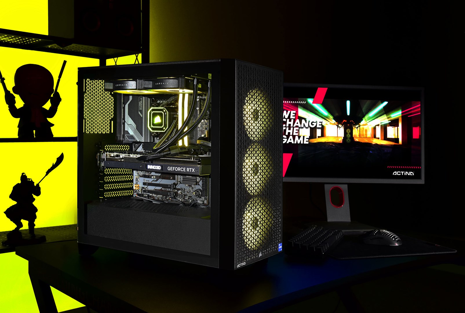 Kompjuter Actina iCUE AMD Ryzen 7 7800X3D, 32GB DDR5, 2TB SSD, RX 7900 XT, i zi