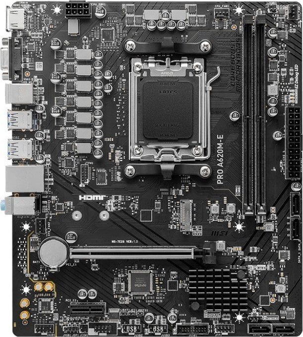 Pllakë amë MSI PRO A620M-E
