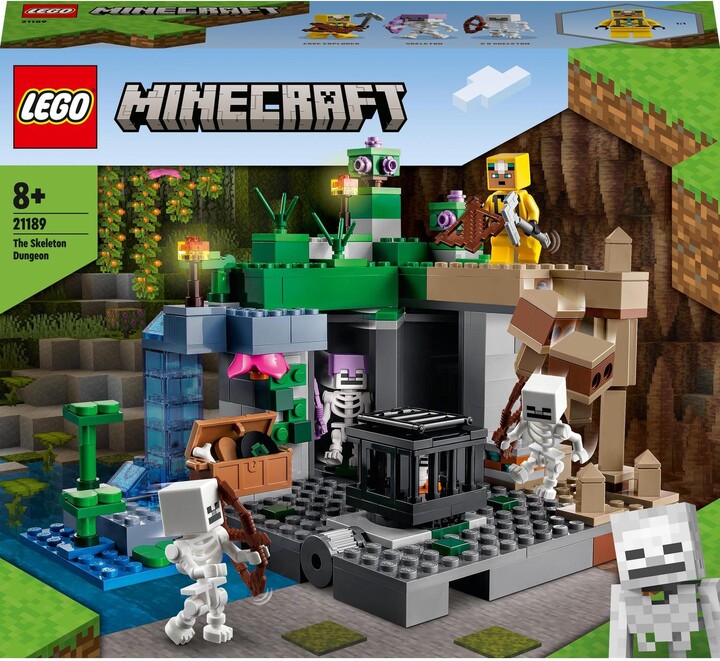 Set LEGO® Minecraft 21189 Skeleton Cave, 364 pjesë