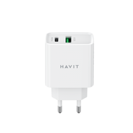 HAVIT USB Charger PD 20W Q.C 3.0 USB-A + USB-C port