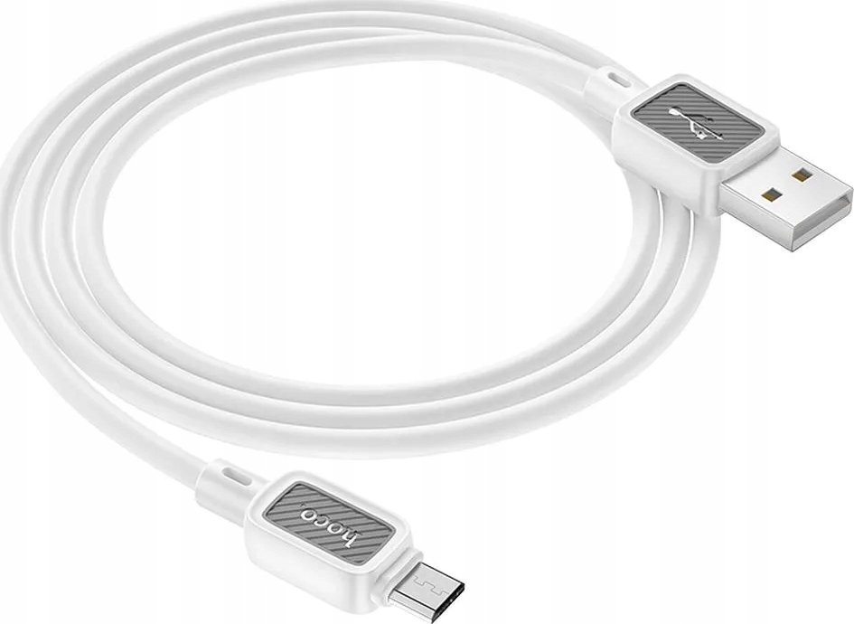 Kabllo USB Hoco X108, USB A në Micro USB, 1m, 2.4A, e bardhë