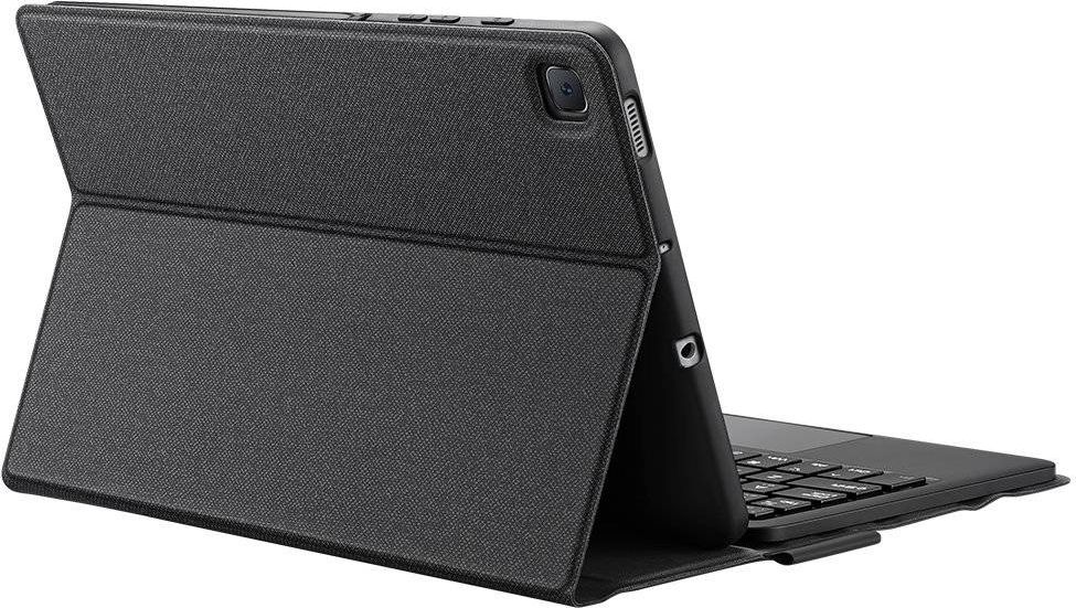 Kapak tastierë Samsung Dux Ducis Touchpad, Bluetooth, për Galaxy Tab S6 Lite, i zi
