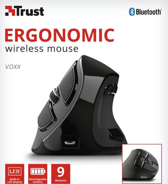 Maus Trust Voxx, wireless, Bluetooth, USB, i zi