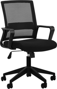 Karrige zyre Activeshop QS-11, me rrota, e zezë