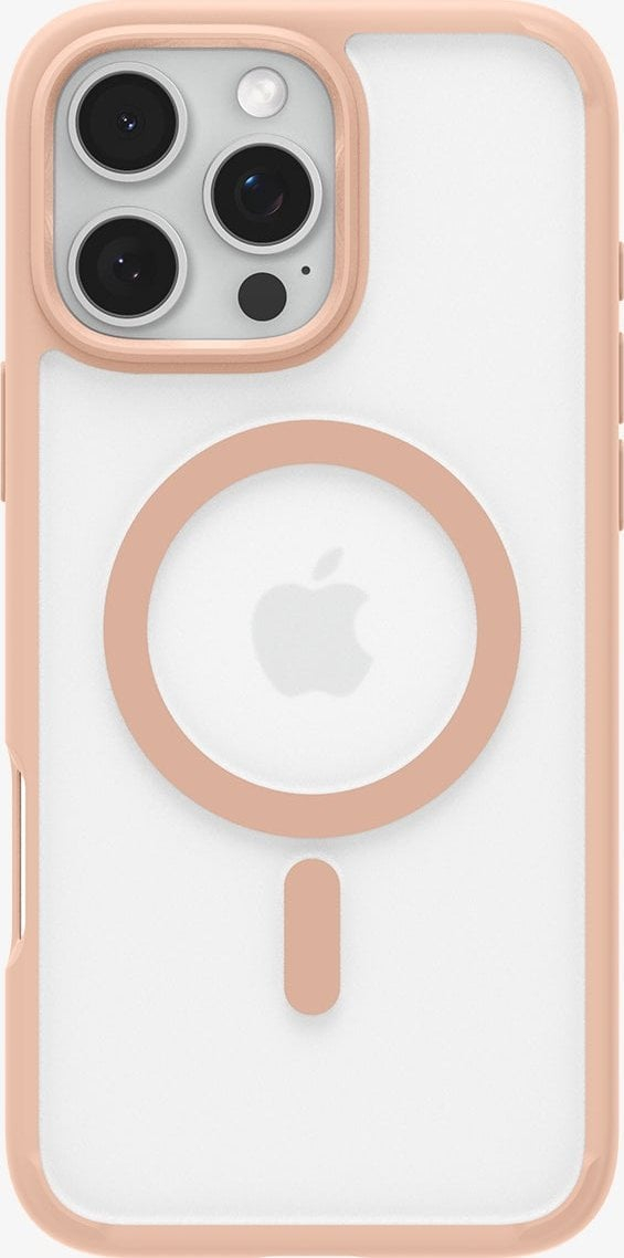 Mbështjellës telefoni Spigen Ultra Hybrid MagSafe, për iPhone 16 Pro Max, Frost Rose Titanium